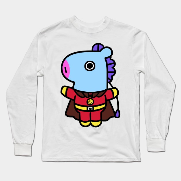 BT21 Mang anpanman Long Sleeve T-Shirt by Oricca